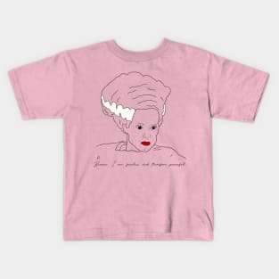 Frankenstein’s Bride Kids T-Shirt